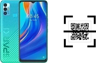 How to read QR codes on a Tecno Spark 7T?