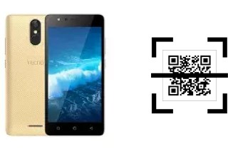 How to read QR codes on a Tecno WX3F LTE?