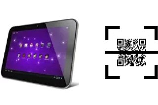 How to read QR codes on a Toshiba Excite 10 SE?