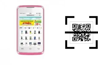 How to read QR codes on a Viettel V8411?