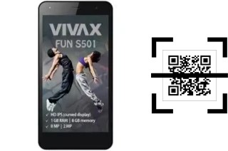 How to read QR codes on a Vivax Fun S501?