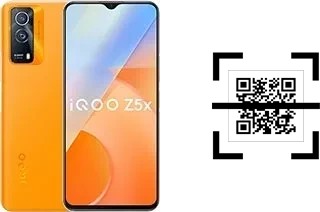 How to read QR codes on a vivo iQOO Z5x?