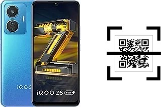 How to read QR codes on a vivo iQOO Z6 44W?