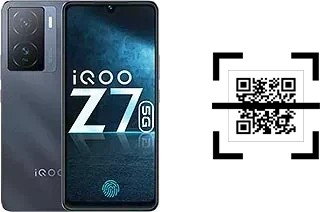 How to read QR codes on a vivo iQOO Z7?