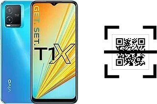 How to read QR codes on a vivo T1x (India)?