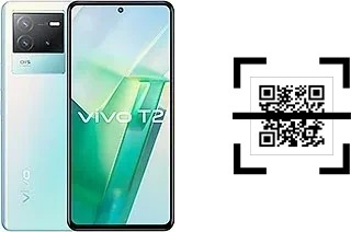 How to read QR codes on a vivo T2?