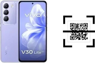 How to read QR codes on a vivo V30 Lite (ME)?