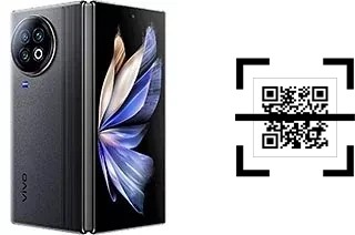 How to read QR codes on a vivo X Fold2?