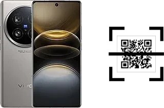 How to read QR codes on a vivo X100 Ultra?