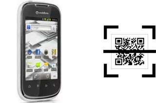 How to read QR codes on a Vodafone V860 Smart II?