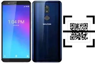 How to read QR codes on a Walton Primo R5+?