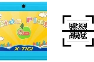 How to read QR codes on a X-TIGI KIDS Tab?