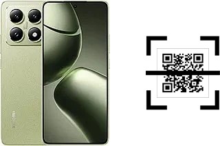 How to read QR codes on a Xiaomi 14T?