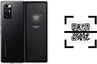 How to read QR codes on a Xiaomi Mi Mix Fold?