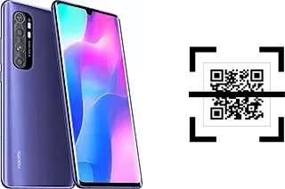 How to read QR codes on a Xiaomi Mi Note 10 Lite?