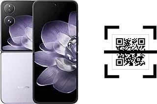 How to read QR codes on a Xiaomi Mix Flip?