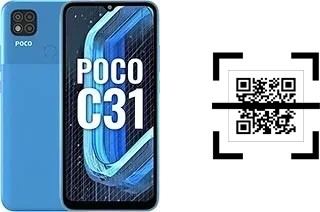 How to read QR codes on a Xiaomi Poco C31?