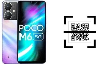 How to read QR codes on a Xiaomi Poco M6?