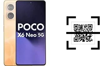 How to read QR codes on a Xiaomi Poco X6 Neo?