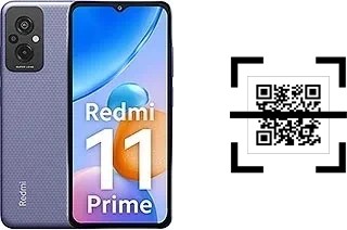 How to read QR codes on a Xiaomi Redmi 11 Prime?