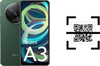 How to read QR codes on a Xiaomi Redmi A3?