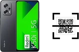 How to read QR codes on a Xiaomi Redmi K50i?