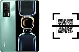 How to read QR codes on a Xiaomi Redmi K60E?