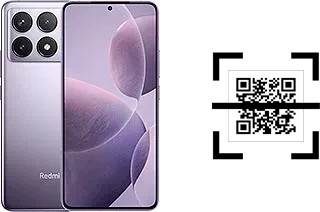 How to read QR codes on a Xiaomi Redmi K70?