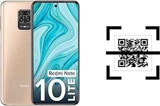 How to read QR codes on a Xiaomi Redmi Note 10 Lite?