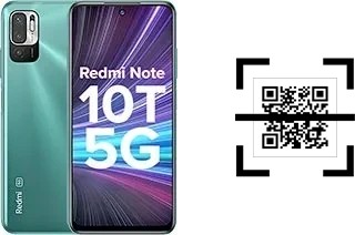 How to read QR codes on a Xiaomi Redmi Note 10T 5G?