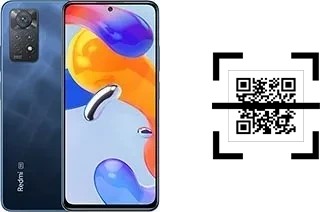 How to read QR codes on a Xiaomi Redmi Note 11 Pro 5G?