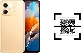 How to read QR codes on a Xiaomi Redmi Note 12R Pro?