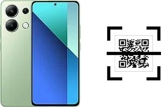 How to read QR codes on a Xiaomi Redmi Note 13 4G?