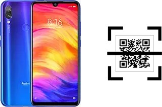 How to read QR codes on a Xiaomi Redmi Note 7 Pro?