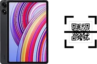 How to read QR codes on a Xiaomi Redmi Pad Pro 5G?