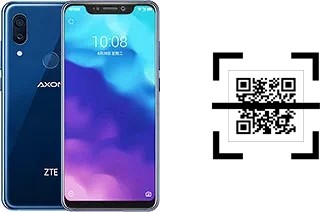 How to read QR codes on a ZTE Axon 9 Pro?