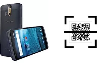 How to read QR codes on a ZTE Axon Pro?