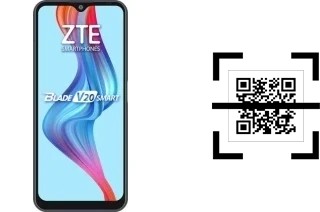 How to read QR codes on a ZTE Blade V20 Smart?