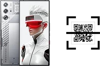 How to read QR codes on a ZTE nubia Red Magic 9S Pro+?