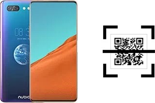 How to read QR codes on a ZTE nubia X?