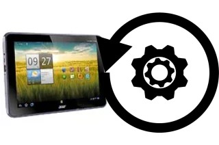 How to reset or restore an Acer Iconia Tab A701