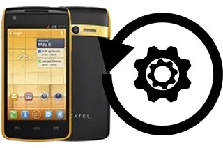 How to reset or restore an alcatel OT-992D