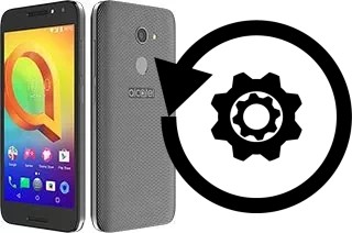 How to reset or restore an alcatel A3