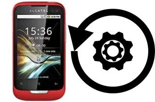 How to reset or restore an alcatel OT-985