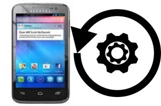 How to reset or restore an alcatel One Touch M'Pop