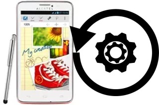 How to reset or restore an alcatel One Touch Scribe Easy