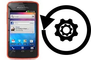 How to reset or restore an alcatel One Touch T'Pop