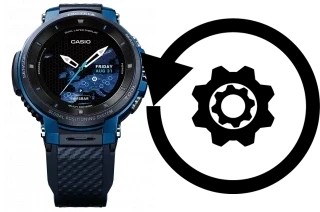 Casio protrek factory reset deals