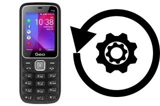 How to reset or restore a Geo Phone T15