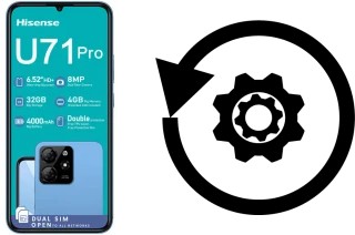 How to reset or restore a HiSense U71 Pro